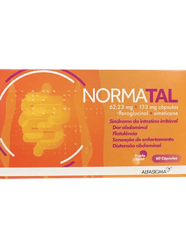 Normatal 62,23mg+133mg 60 cápsulas