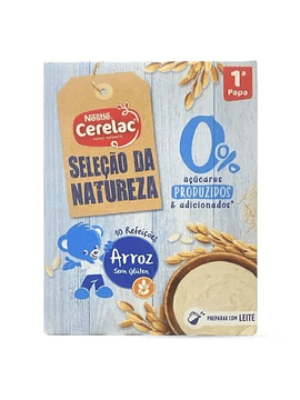 Nestlé Cerelac Farinha Primeira  Papa Arroz Sem Glúten 180gramas