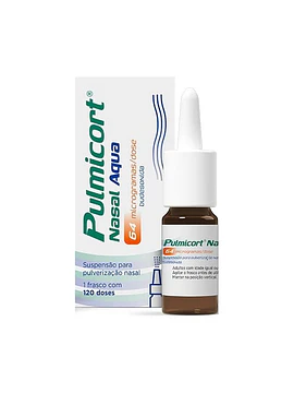 Pulmicort Nasal Aqua (120 doses), 64 mcg/dose x 1 suspensão pulverização nasal