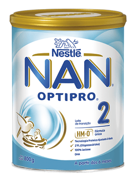 NAN Optipro 2 Leite de transição 800 g 