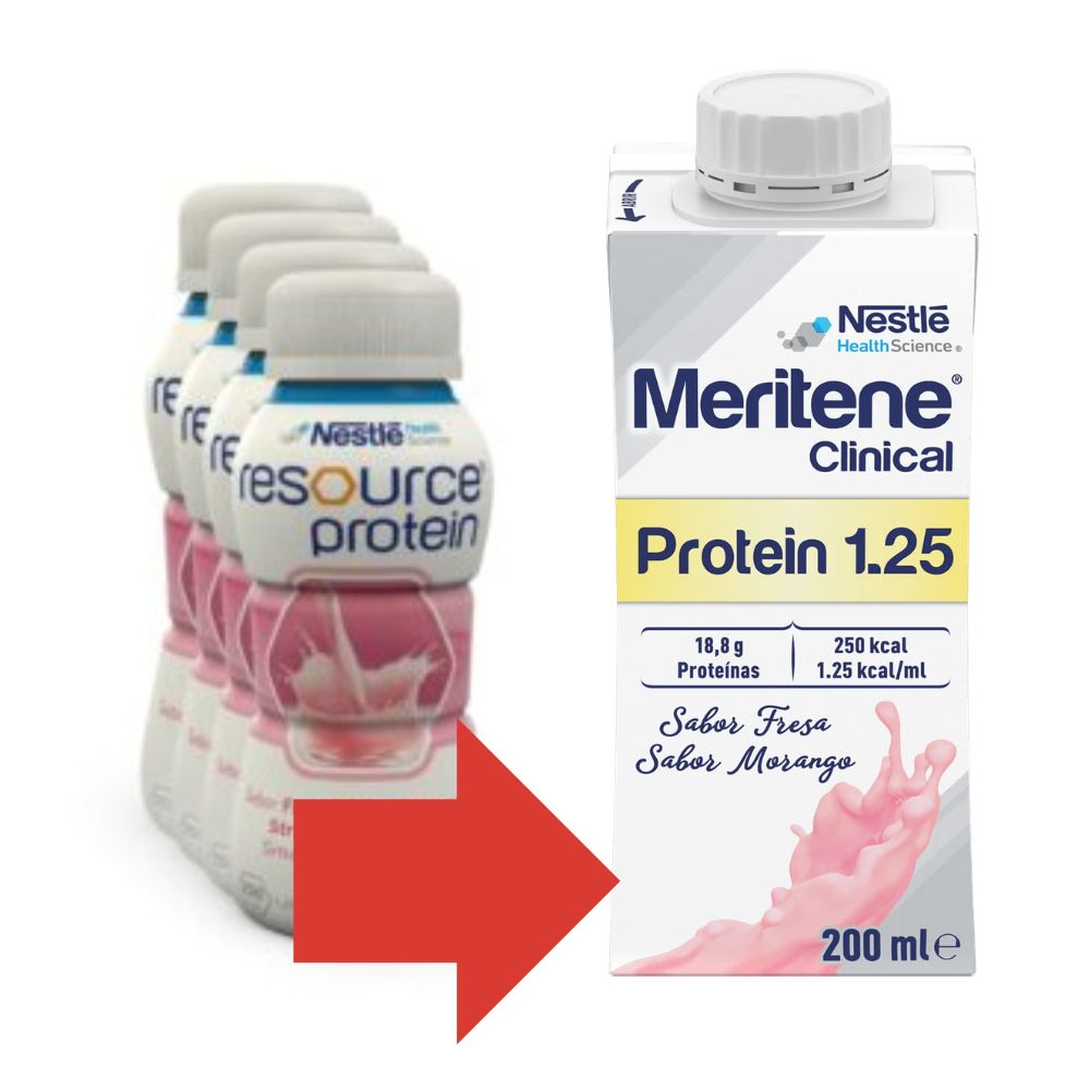 MERITENE CLINICAL PROTEIN 1.25 MORANGO 200 ML . X4