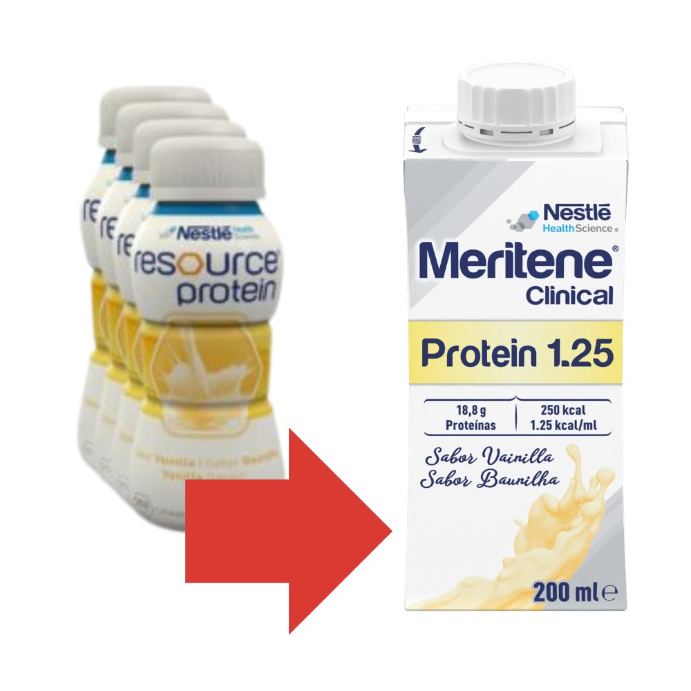  MERITENE CLINICAL PROTEIN 1.25 BAUNILHA 200 ML . X4