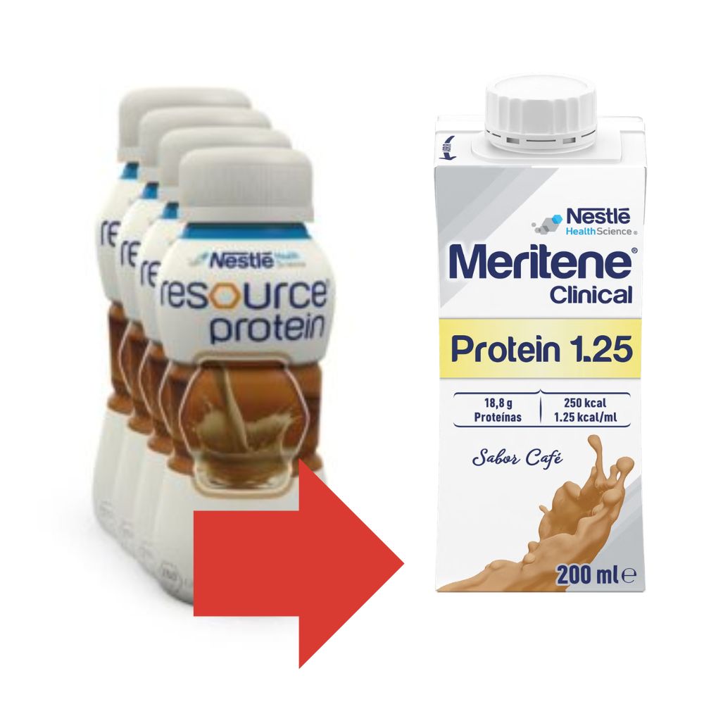 MERITENE CLINICAL PROTEIN 1.25 CAFE 200 ML X4