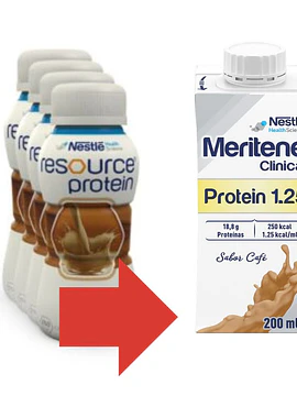 MERITENE CLINICAL PROTEIN 1.25 CAFE 200 ML X4