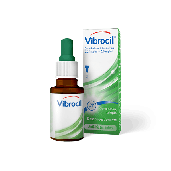 Vibrocil (15 mL), 0,25/2,5 mg/mL x 1 solução nasal conta-gotas