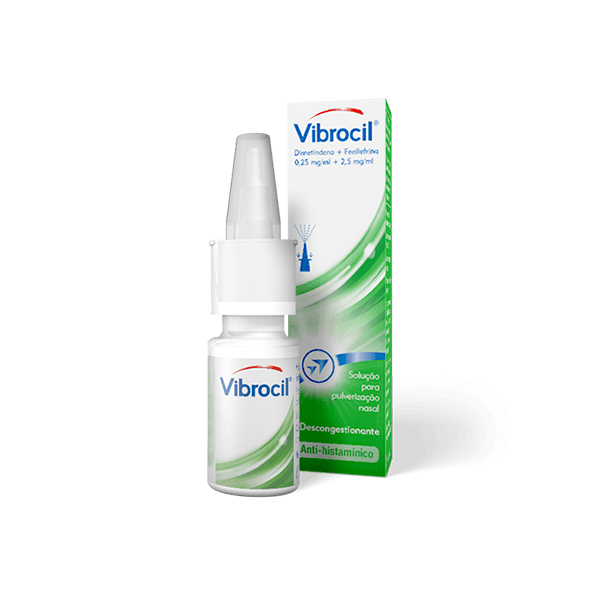 Vibrocil (15 mL), 0,25/2,5 mg/mL x 1 solução pulverização  nasal