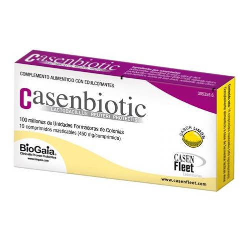 Casenbiotic Comprimidos Mastigáveis  Limão X30 comprimidos mastigavéis