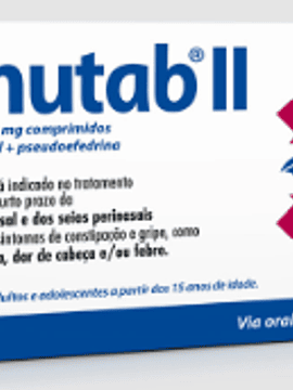 Sinutab II, 500/30 mg x 20 comprimidos 
