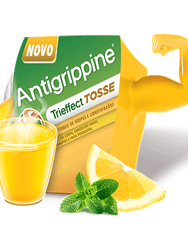 Antigrippine Trieffect Tosse, 500/10/200 mg x 10 pó solução oral saqueta 