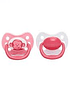 Dr Brown's Chupeta Ortodônticas Silicone 6-12m (2 unid)Macaco+Rosa