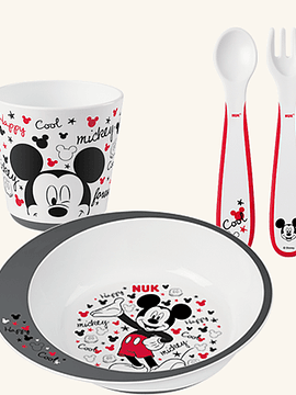 Nuk Conjunto de Mesa Mickey Mouse +9M