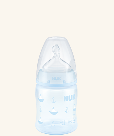 NUK First Choice Baby Rose&Blue Biberão Silicone 0-6m 150ml Azul