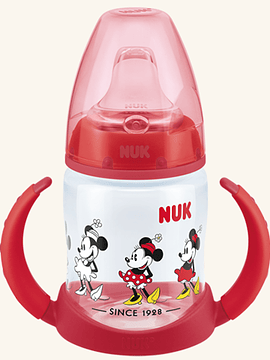 NUK First Choice Biberão de Aprendizagem Mickey 150 mL Vermelho