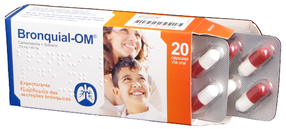 Bronquial-Om, 375/60 mg x 20 cápsulas 