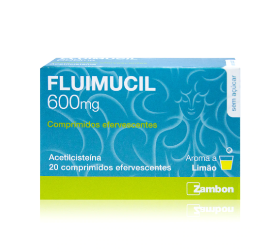 Fluimucil, 600 mg x 20 comprimidos efervescentes 