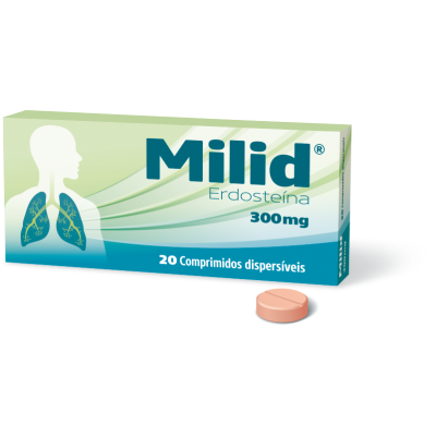 Milid, 300 mg x 20 comprimidos dispersíveis 