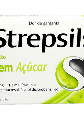 Strepsils Limão sem açúcar, 1,2/0,6 mg x 24 pastilhas