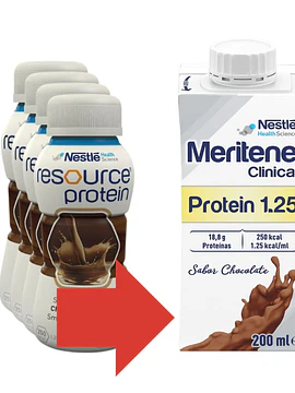 Resource Protein Solução Oral Chocolate  4x 200ml