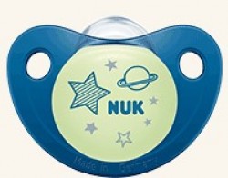 Nuk Chupeta Night & Day 0-6m Estrela/Disco Voador