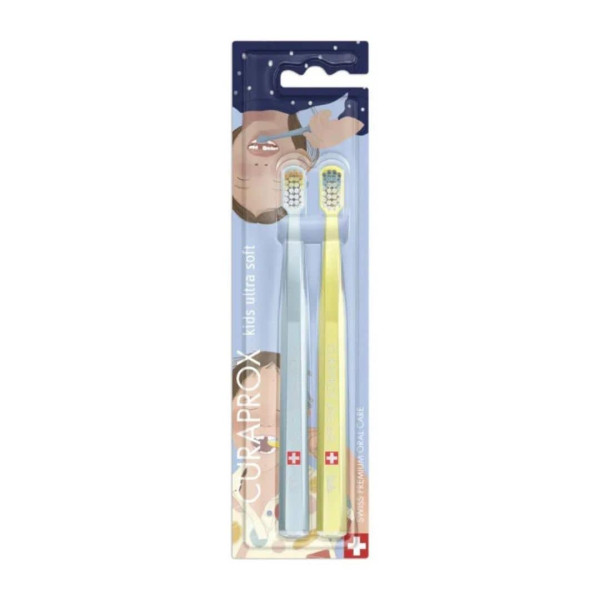 Curaprox Kids Ultra Soft Pack 2 Escovas de Dentes 4-12 Anos