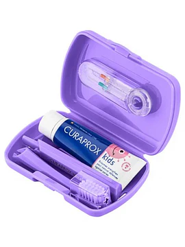 Curaprox Kit de Viagem Kids Roxo 6-12 Anos 