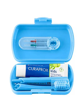 Curaprox Kit de Viagem Kids Azul (6-12 Anos)