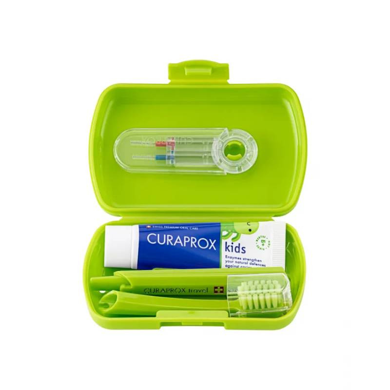 Curaprox Kit de Viagem Kids Verde 6-12 Anos 