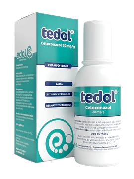 Tedol, 20 mg/g-120 mL x 1 champô frasco