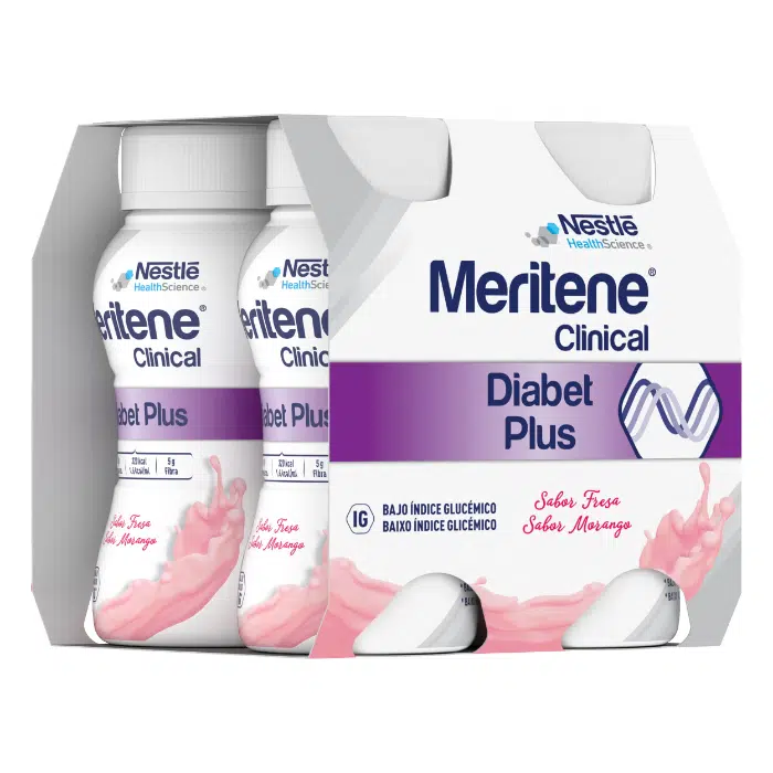 Meritene Clinical Diabet Plus Morango 4x200ml