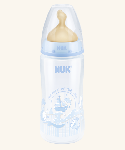 Nuk Rose&Blue Biberão Látex 300ml 0-6m Azul