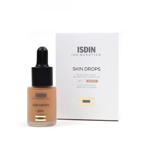 Isdinceut Skin Drop Fluide Fond Teinte Bronze 15ml