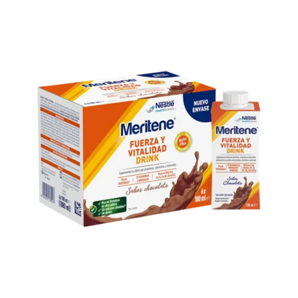 Meritene Força Vital Drink Chocolate 6x 180ml