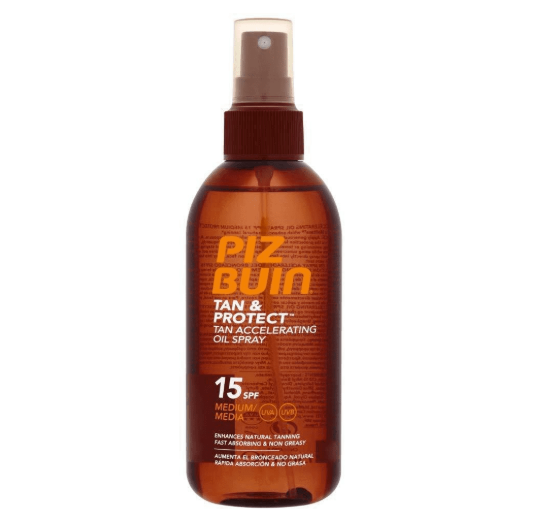 Piz Buin Tan Protect Óleo Spray Spf15 150ml