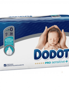 Dodot Pro Sensitive+ Fraldas Tam 0 -  < 3kg (38 unidades)