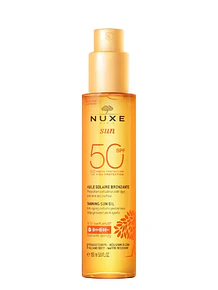 Nuxe Sun Óleo Bronzeador Rosto e Corpo SPF50 150ml