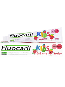 Fluocaril Kids Gel Dentífrico Morango 0-6 anos 50ml