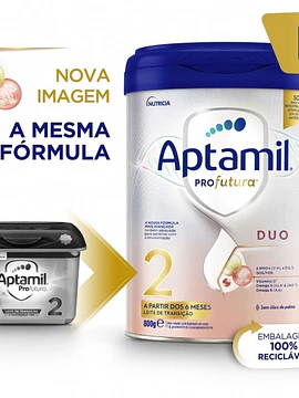 Aptamil Profutura Duo 2 Leite de Transição 800g Pack 6 latas