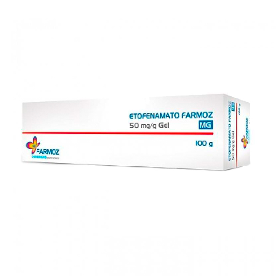 Etofenamato Farmoz MG, 50 mg/g x 1 gel bisnaga