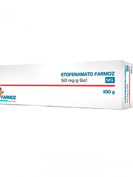 Etofenamato Farmoz MG, 50 mg/g x 1 gel bisnaga