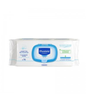 Mustela Bebé Toalhetes Limpeza Perfumadas x 70 unidades