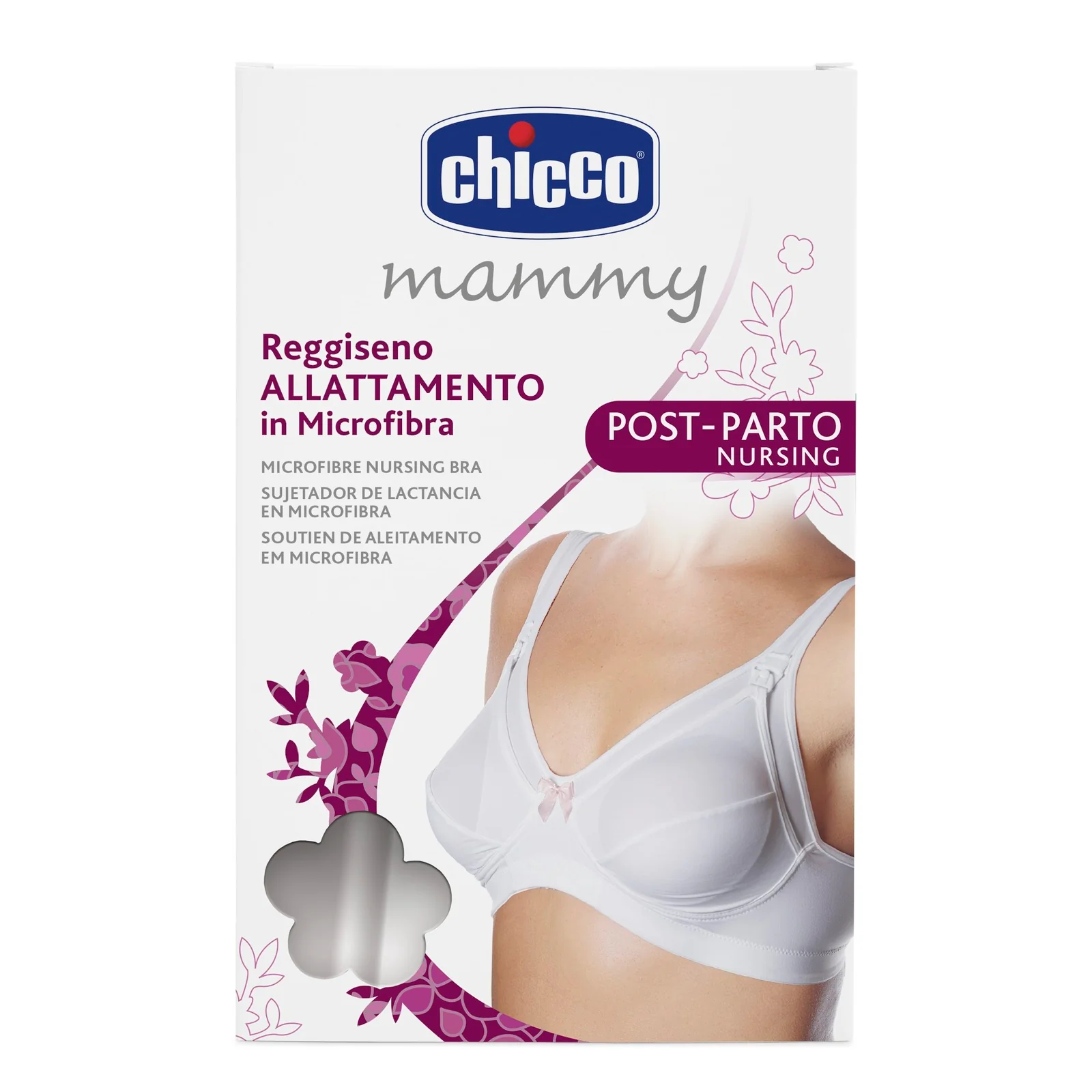 Chicco Soutien de Aleitamento em Microfibra Branco Tamanho 38 Copa C