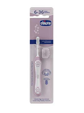 Chicco Escova Primeiros Dentes Lilás 6-36M