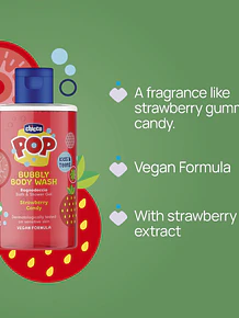 Chicco Pop Gel Banho Morango 300ml