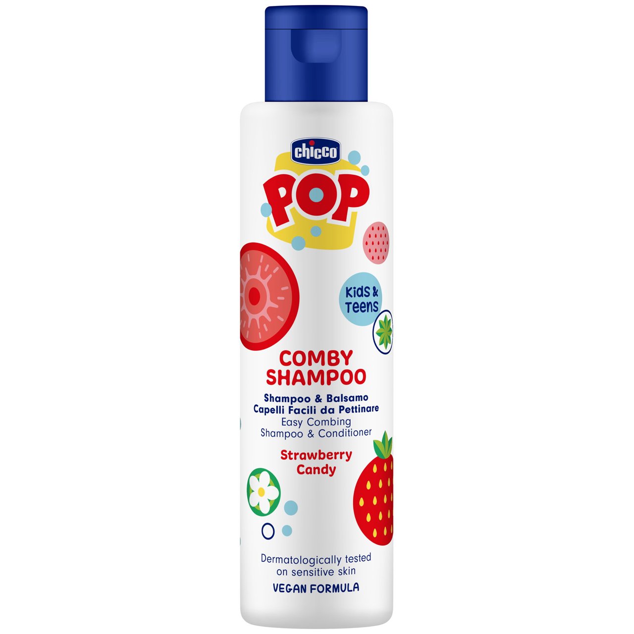 Chicco Pop Champô & Condicionador Morango 250ml
