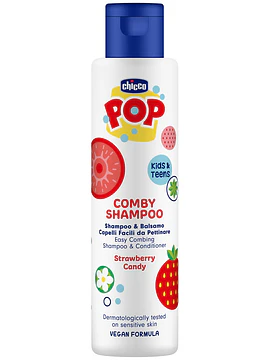 Chicco Pop Champô & Condicionador Morango 250ml
