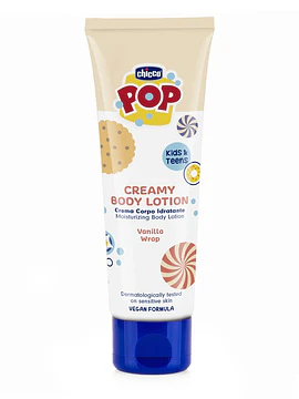 Chicco Pop Creme Corpo Baunilha 150ml | Apto Pele Sensível +3A