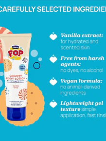Chicco Pop Creme Corpo Baunilha 150ml | Apto Pele Sensível +3A