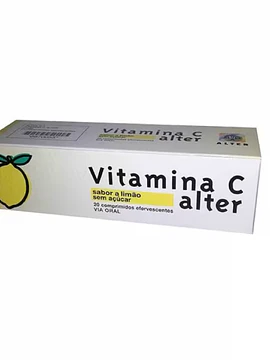 Vitamina C Alter Limão, 1000 mg x 20 comprimidos efervescentes 
