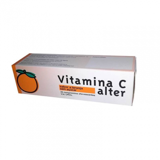 Vitamina C Alter Laranja, 1000 mg x 20 comprimidos efervescente 