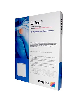 Olfen, 140 mg x 10 emplastros